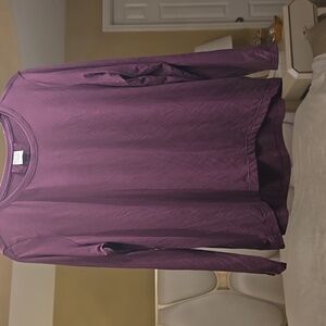 Athleta Rich Purple Top Very Oversized